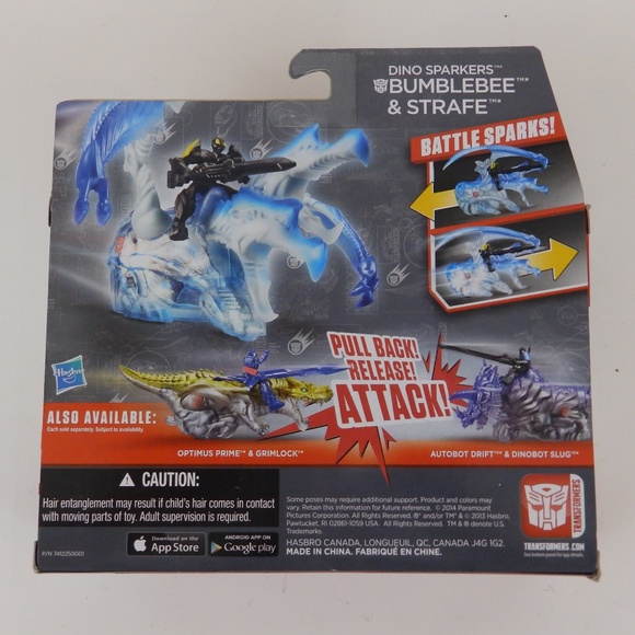 Transformers Age of Extinction Dino Sparkers Optimus Prime & Gridlock 2014 NIB - Picture 3 of 3